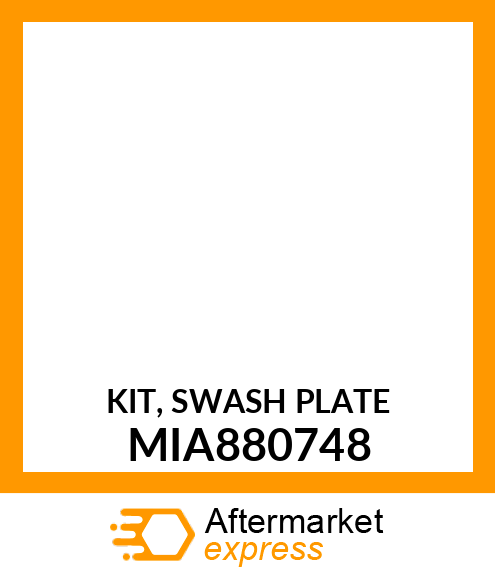 SWASH PLATE, PLATE KIT, SWASH MIA880748