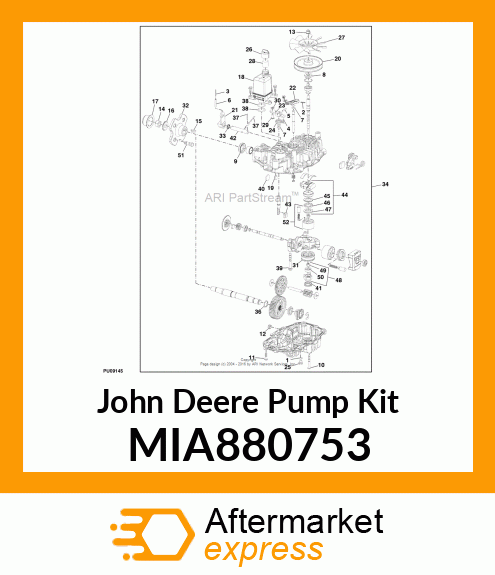 KIT, CHARGE PUMP MIA880753