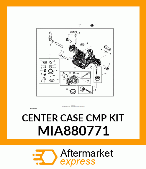 CENTER CASE CMP KIT MIA880771