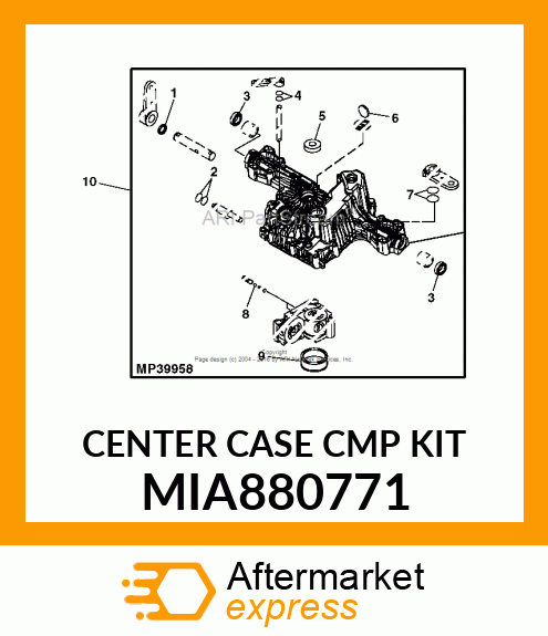 CENTER CASE CMP KIT MIA880771