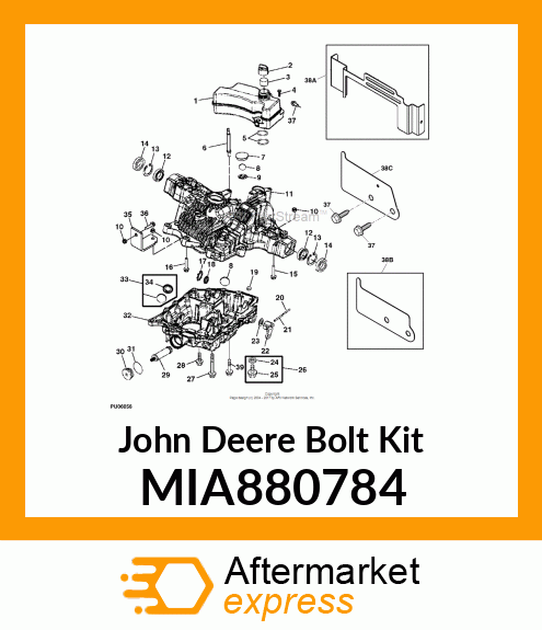 DRAIN BOLT KIT MIA880784