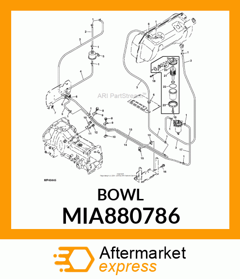 CUP ASSY (SERVICE PARTS) MIA880786