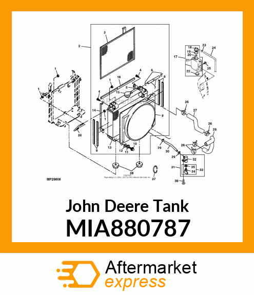 TANK ASSY, SUB MIA880787