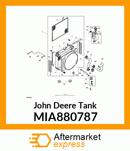 TANK ASSY, SUB MIA880787