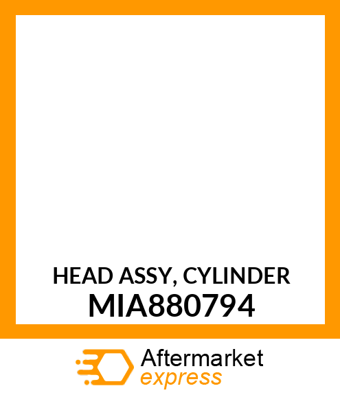 HEAD ASSY, CYLINDER MIA880794