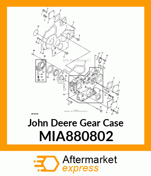 GEAR CASE ASSY MIA880802