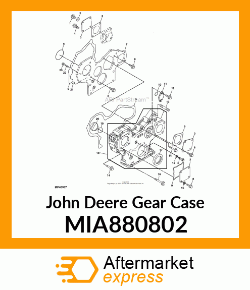 GEAR CASE ASSY MIA880802