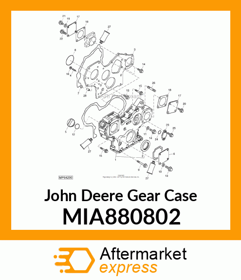 GEAR CASE ASSY MIA880802