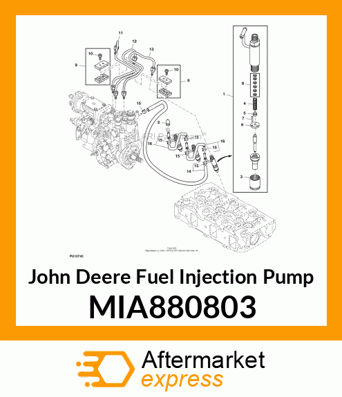 FUEL INJECTOR (RDK) MIA880803