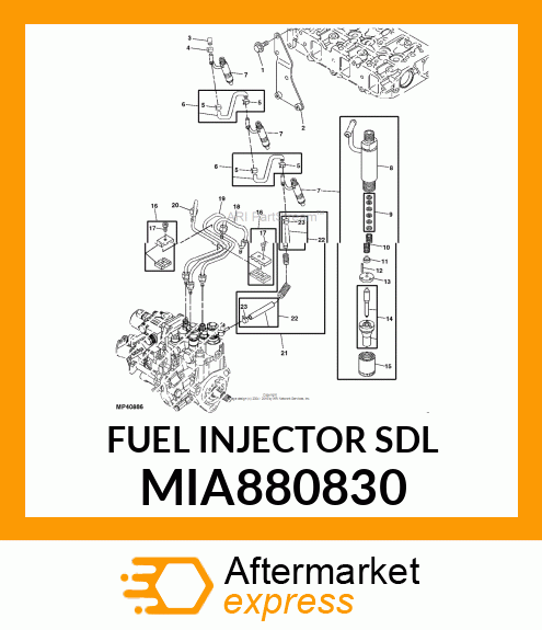 FUEL INJECTOR (SDL) MIA880830