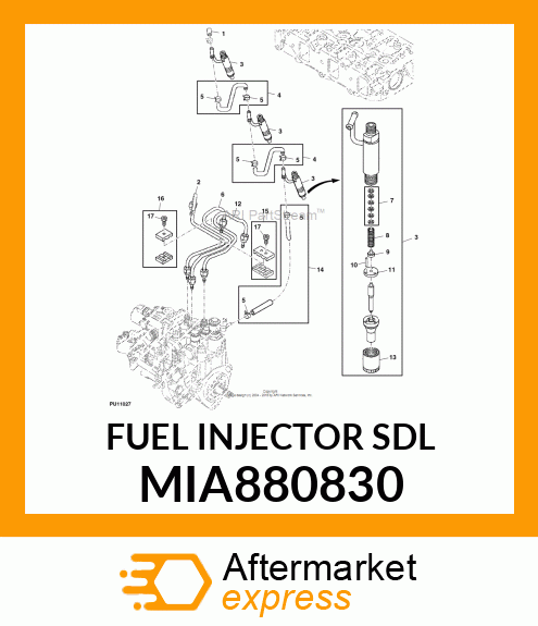 FUEL INJECTOR (SDL) MIA880830