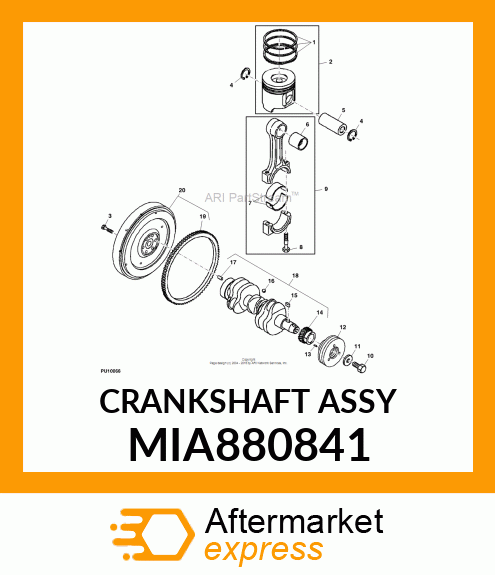 CRANKSHAFT ASSY MIA880841