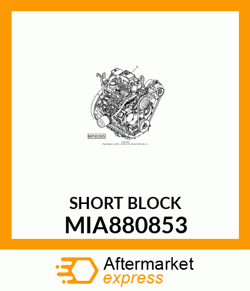 SHORT BLOCK MIA880853