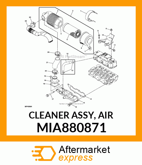 CLEANER ASSY, AIR MIA880871