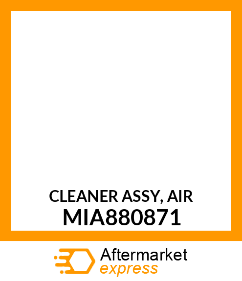 CLEANER ASSY, AIR MIA880871