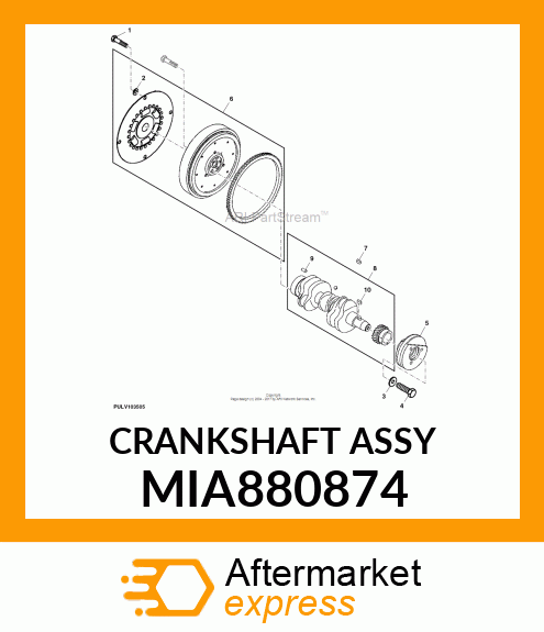 CRANKSHAFT ASSY MIA880874