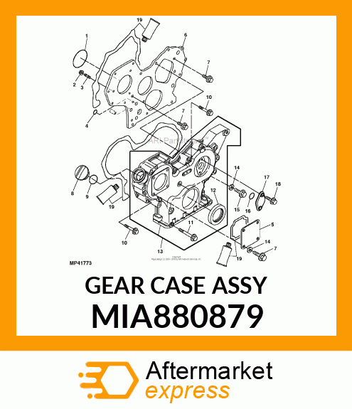 GEAR CASE ASSY MIA880879