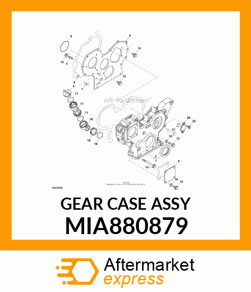 GEAR CASE ASSY MIA880879