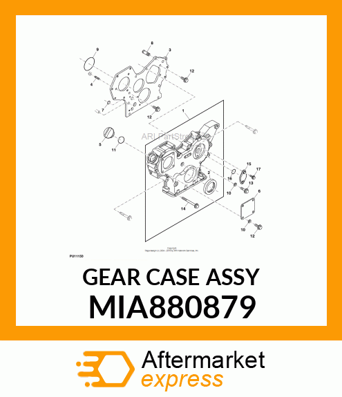 GEAR CASE ASSY MIA880879