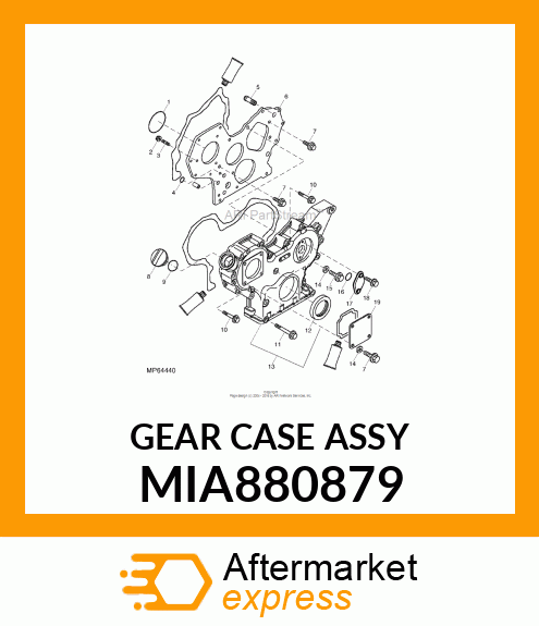 GEAR CASE ASSY MIA880879