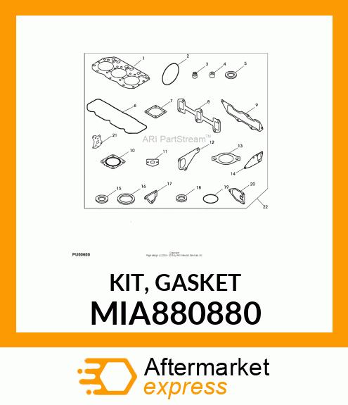 KIT, GASKET MIA880880