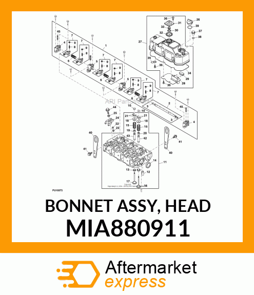 BONNET ASSY, HEAD MIA880911