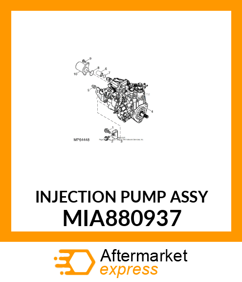 INJECTION PUMP ASSY MIA880937