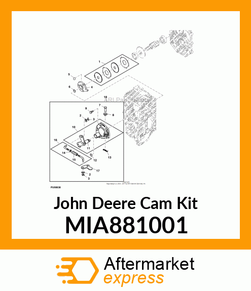 BRAKE CAM ASSEMBLY MIA881001