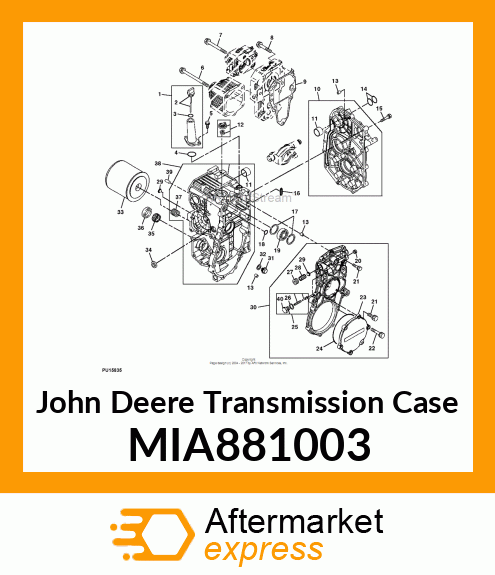 HOUSING KIT, TRANMISSION MIA881003