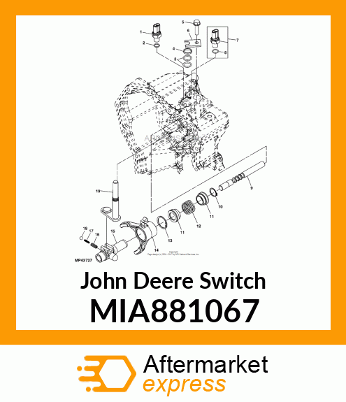 SWITCH, NEUTRAL SWITCH MIA881067