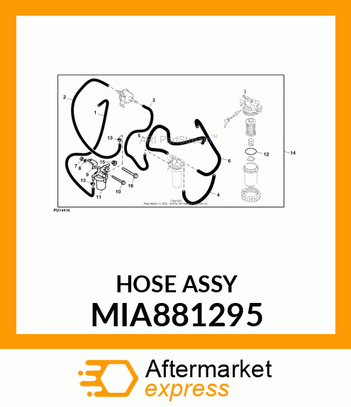 HOSE ASSY MIA881295