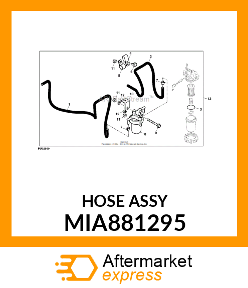 HOSE ASSY MIA881295