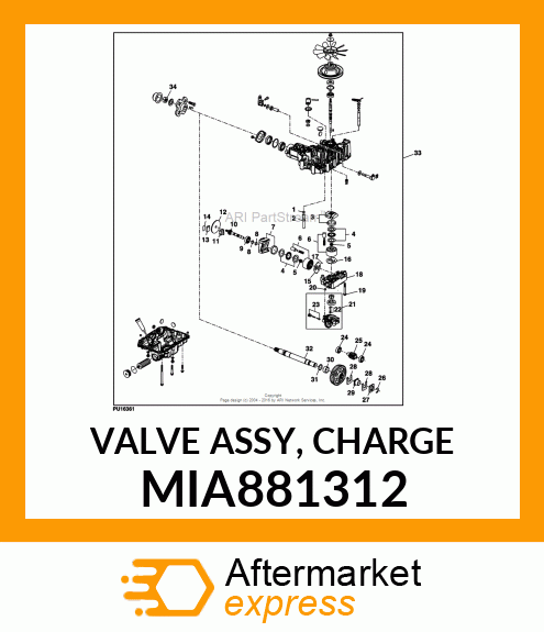 VALVE ASSY, CHARGE MIA881312