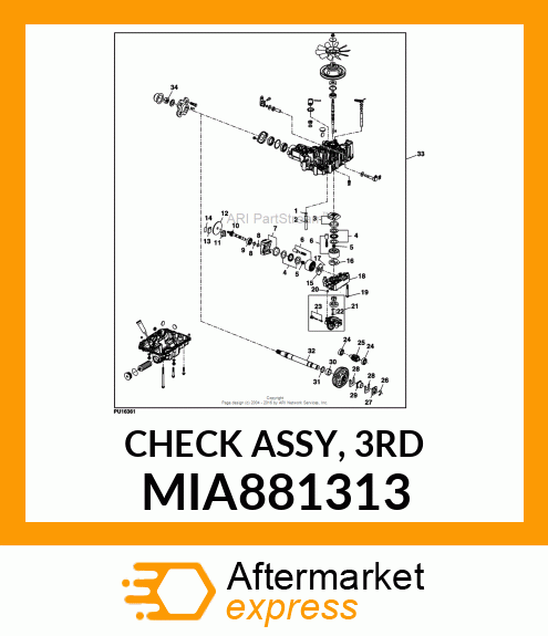 CHECK ASSY, 3RD MIA881313