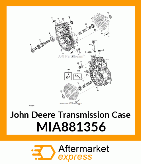 TRANSMISSION CASE RH MIA881356