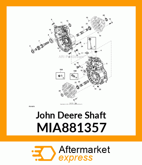 INPUT SHAFT MIA881357