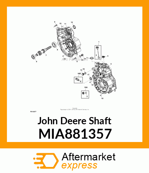 INPUT SHAFT MIA881357