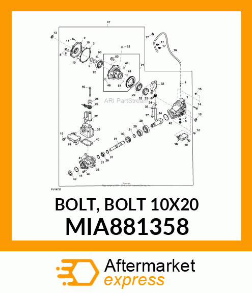 BOLT, BOLT 10X20 MIA881358