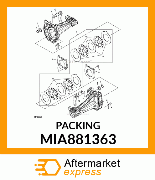 PACKING, NITRO RUBBER MIA881363