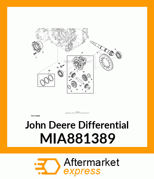 DIFFERENTIAL, DIFFERENTIAL CMP 8PI MIA881389