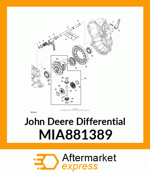 DIFFERENTIAL, DIFFERENTIAL CMP 8PI MIA881389