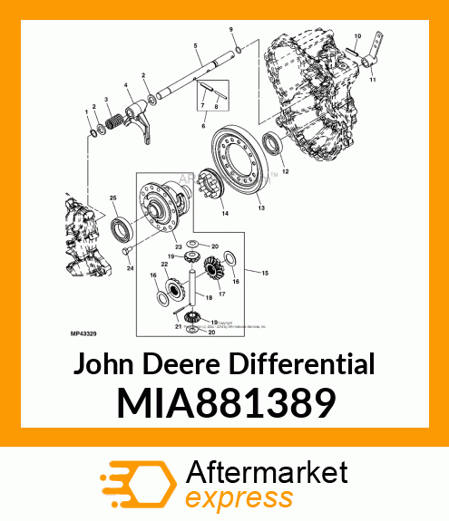 DIFFERENTIAL, DIFFERENTIAL CMP 8PI MIA881389