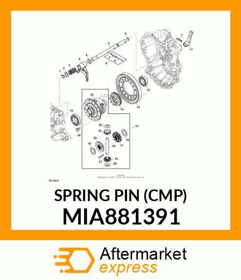 SPRING PIN (CMP) MIA881391