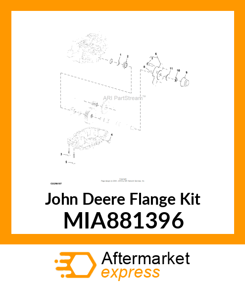 FLANGE, 25.4 COMPLETE MIA881396