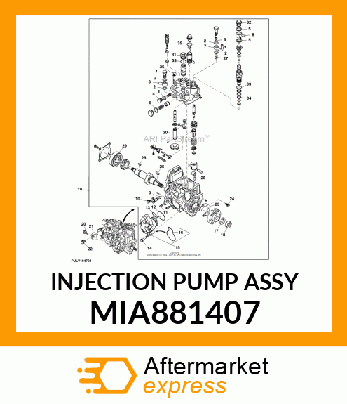 INJECTION PUMP ASSY MIA881407