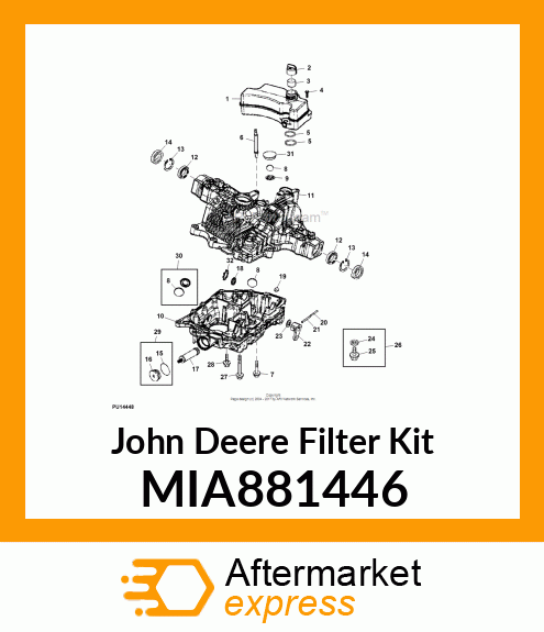 FILTER KIT MIA881446