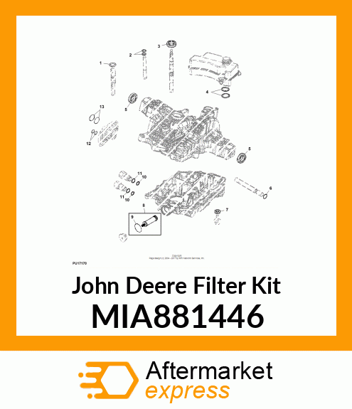 FILTER KIT MIA881446