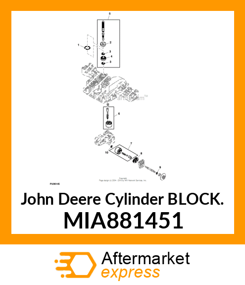 CYLINDER BLOCK ASSY. MIA881451