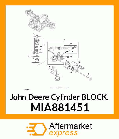 CYLINDER BLOCK ASSY. MIA881451