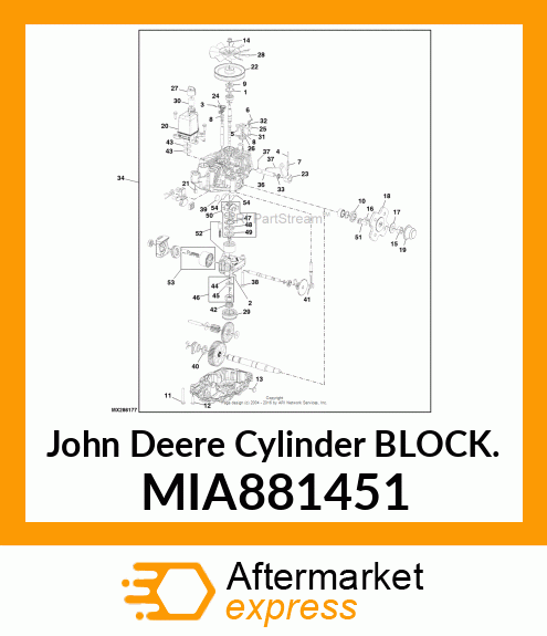 CYLINDER BLOCK ASSY. MIA881451